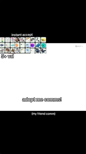 Adopt Me Commission: Instant Accepts and Valuations