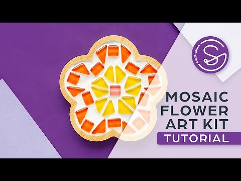 Mosaic Flower Art Kit - Beginner’s Guide by Craft Smith