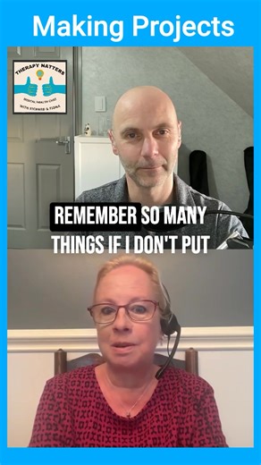 Your mind is for CREATING ideas, not holding them. If something's in your head, it might be a good idea to put it somewhere else! | Therapy Natters