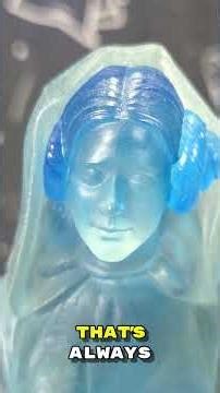Discover the Elegance of Leia's Hologram Statue! #shorts