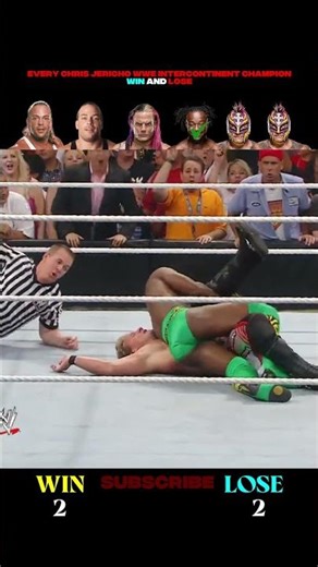 Every Time Chris Jericho Wins and Lose intercontinental Championship