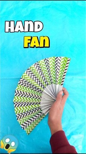How to Make Hand Fan With Paper 😱 | #shorts #fans