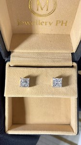 Enhance your style with our stunning Princess Diamond Stud Earrings...