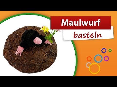 Maulwurf basteln | trendmarkt24 - Bastelidee und Anleitung