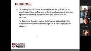 Pelvic Exam Under Anesthesia by Learners at the Time of Abortion: Who Accepts and Who Declines?