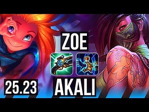 ZOE vs AKALI (MID) | 8/1/13 | KR Master | 25.23