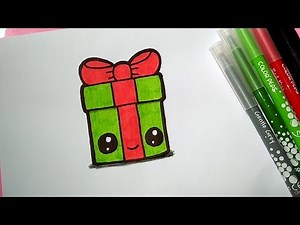 How To Draw a Christmas Present