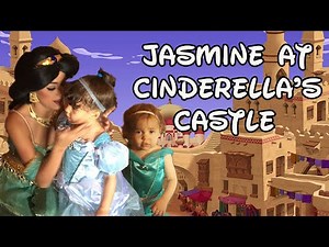 Jasmine at Cinderella's Castle | Disney World Princess Meet | Kissed by a Disney Princess