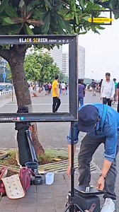 I respect the police and the system...Black Screen Show | Open Air Live Acting | Marine Drive | Mumbai | Ranjit Krishnawat | Believe | Be Humble | Be Thankful | Ranjit Krishnawat