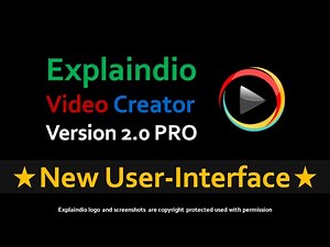 New User Interface Explaindio Video Creator 2.0 PRO