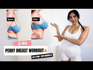 10 Min Perky Breast Workout – Lift & Firm Your Chest with Dumbbells | Fitness Dilek