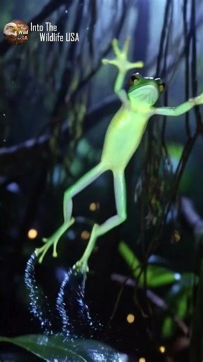 "green tree frog rainforest facts"