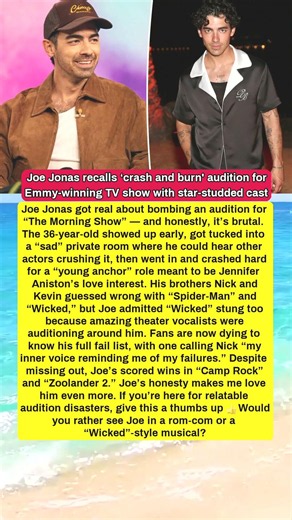 Joe Jonas: Epic audition FAIL ... with star-studded cast 😱 #joebrothers #tvshow