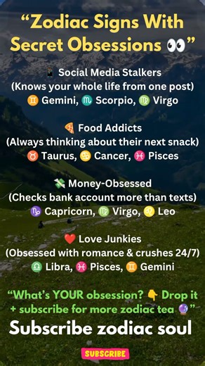 “Zodiac Signs With Secret Obsessions 👀♊♏♍ #Shorts”#zodiac #astrology #usa #viral #trending #fun