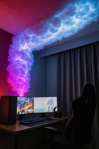 Plafonnier LED Nuage - Etsy France