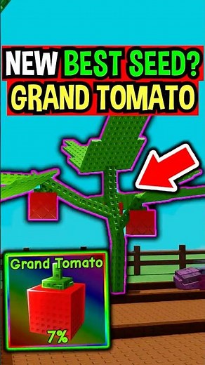 NEW BEST SEED GRAND TOMATO in Roblox Grow a Garden..