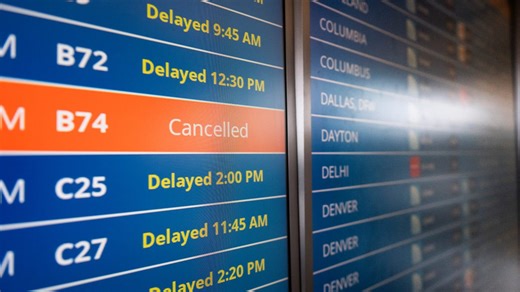 What you can and can't get if your flight is delayed or canceled during the shutdown