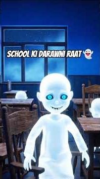 School Ki Raat 👻 | Horror AI Cartoon Shorts
