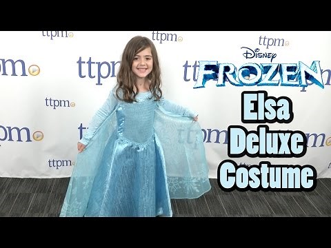 Elsa Deluxe Costume with Light-Up Bracelet from The Disney Store