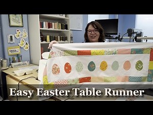 Easy Easter Egg Table Runner