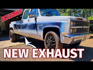 454 Gets New Exhaust. Thrush Mufflers Sound So Amazing.