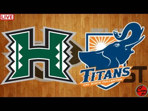 HAWAII vs CAL STATE FULLERTON BIG WEST BASKETBALL LIVE GAME CAST & AUDIO