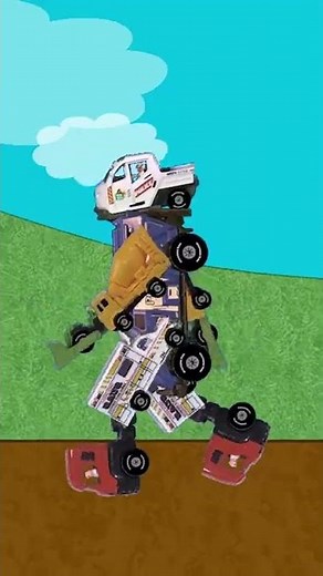 Timmy Uppet Carbot and Grandpa Uppet Truckbot