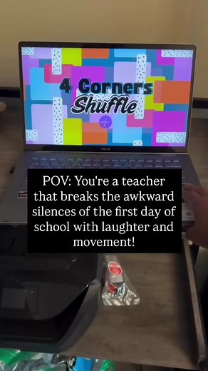 Four Corners Shuffle Icebreaker for Classroom Engagement