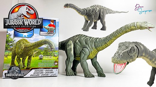 Hello Danosaurs today we will unbox the new Jurassic World Legacy Collection Apatosaurus action figure from Mattel! We will also do a size comparison with the Legacy Collection Brachiosaurus, Super Colossal T-Rex, Blue and Indominus Rex! #ApatosaurusJurassicWorld #JurassicWorldLegacyCollection #Dinosaurs All music from YouTube | Dan Surprise