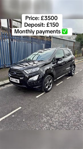 2022 ford ecosport st line Price: £3500 Fully loaded with the st line usual bits Auto headlight Auto wipers Heated windscreen Apple CarPlay Starts first time Everytime no mechanical issues at all Low mileage Cat n due to being vandalised have pictures Needs tlc Fresh mot Very economical Ulez compliant Cheap on insurance due to being a 1litre Any questions feel free to answer not looking for a px thanks #UsedCarsUK #CarsForSaleUK #UKCarDeals #AffordableCarsUK #DriveAwayToday