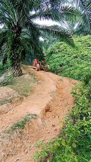 cuaca cantik kerja jalann..#kubotamalaysia #kubota_tractor_lovers #kubota_tractor #kubotam108s #trektagreder