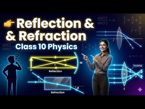 Reflections and Refractions explained 🔥 |NCERT Class 10 Physics | #education #learning #physics