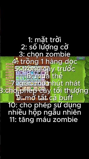 hướng dẫn cách tạo map custom plant of zombie fushion #pvz #pvzf #plantsvszombies #games #plants