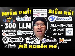 Use HUNDREDS of AI models with just 1 account! LLM is FREE - SUPER CHEAP - OPEN SOURCE.