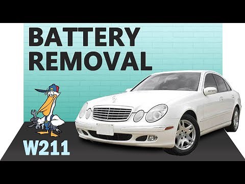 Mercedes-Benz W211 E-Class Battery Removal and Replacement