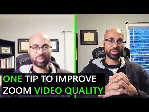 Why do my zoom video chats look blurry ???