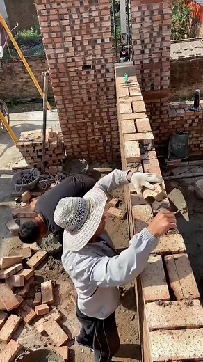 Bricklaying #shorts #construction #bricklaying #brickwork #shortsreels #brickell #bricklayer #bricklayer | 0086Builder