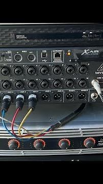 Assembling a PA rack for band using Behringer XR18