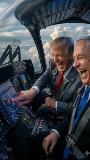 Ali Khamenei vs Trump & Netanyahu 😂– Epic Jet Showdown! #trump #memes#funny#iran#trumpshorts#aivideo