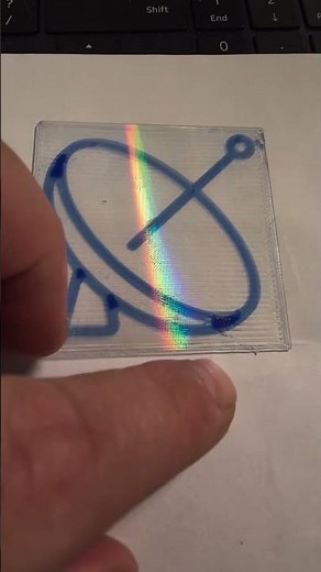 DIY PETG "Imprinting" or Clear / Transparent Multi Color #3dprinting #petg #clear ‪@Polymaker‬