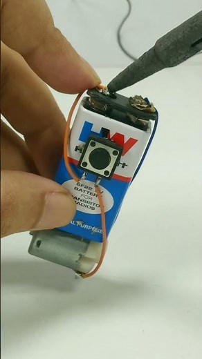 How To Make Fan / 9 volt fan / DC motor fan / life hacks