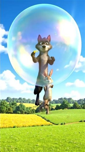 wolf and rabbit cartoon #animation #cartoon #funny #cute