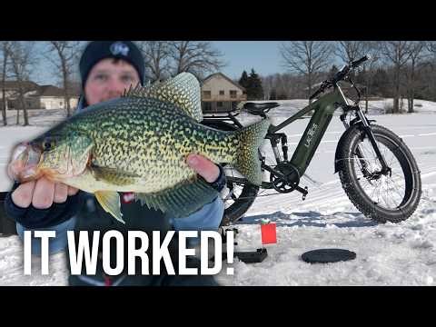 I Took My E-Bike ICE Fishing... BETTER Than I Expected!