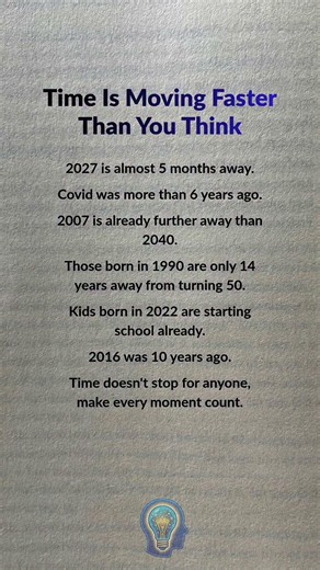 Time Is Moving Faster Than You Think... ⏳