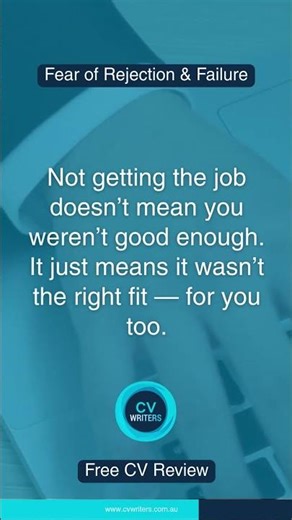 Rejection is a redirection to something better