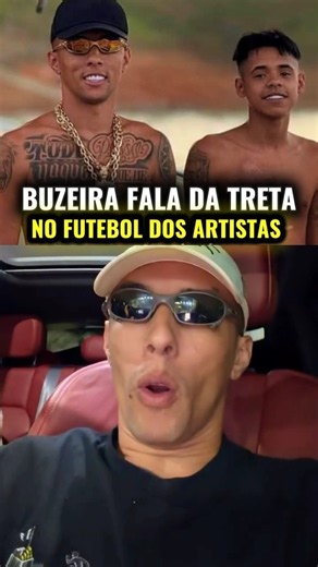 buzeira fala sobre a treta no futebol dos artistas #buzeira #mc #funk