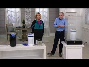 HoMedics Total Clean 5-in-1 Tower HEPA-Type Air Purifier on QVC