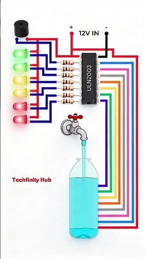 Water Tank Full Alarm & Level Indicator | Smart Water Monitoring System #WaterTank
