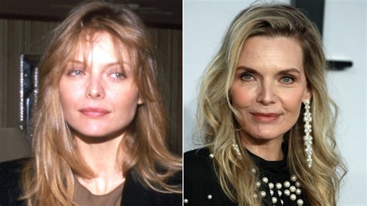 Side-by-side pics of Michelle Pfeiffer's face transformation prove she's aging like fine wine
