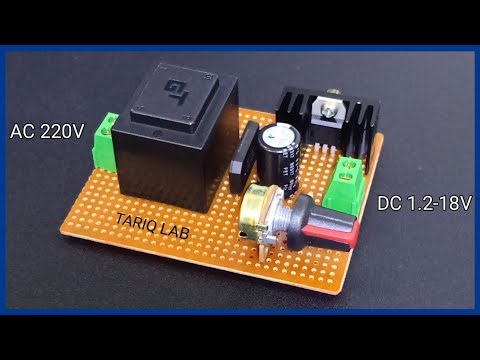 DIY Adjustable Power Supply 1-18V
